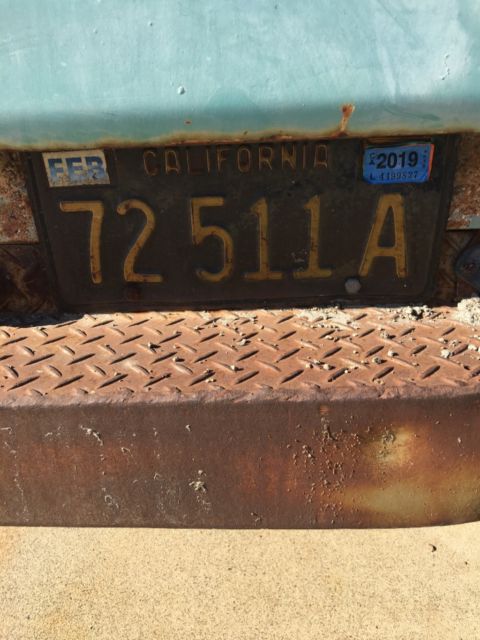 1968 Teal Ford F-250 Standard Cab Pickup