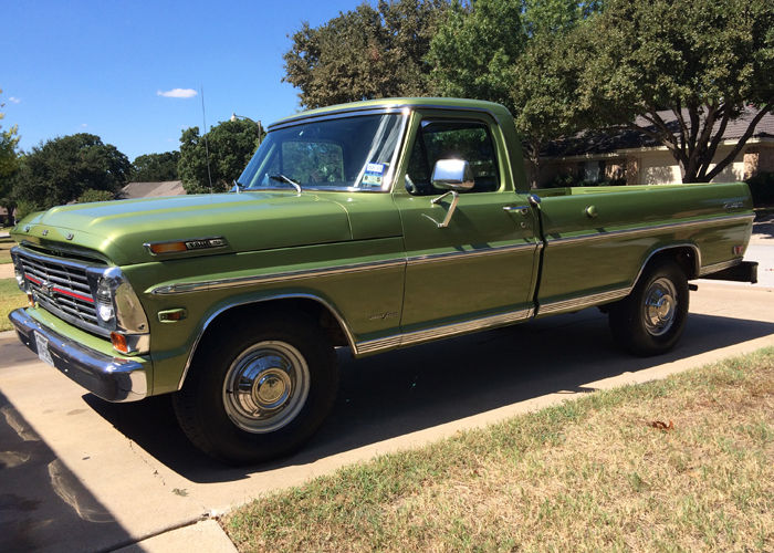 1968 Green Ford F-250