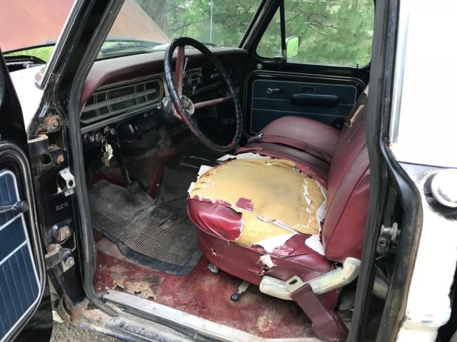 1968 Black Ford F-250 Standard Cab Pickup