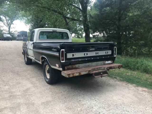 1968 Black Ford F-250 Standard Cab Pickup