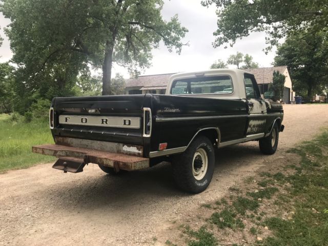 1968 Black Ford F-250 Standard Cab Pickup