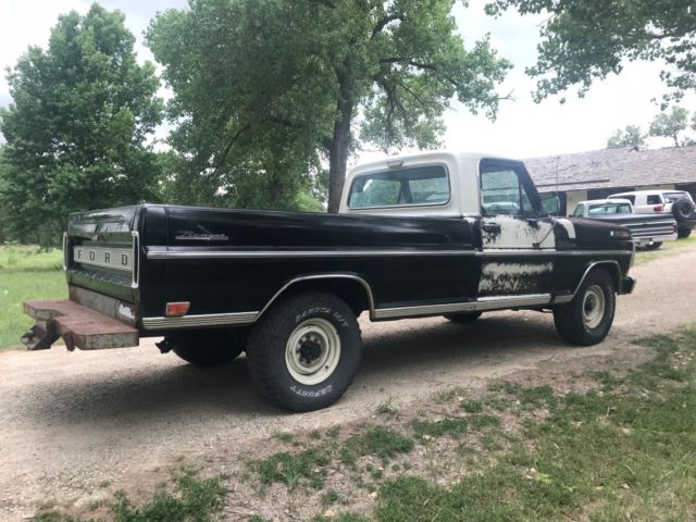 1968 Black Ford F-250 Standard Cab Pickup