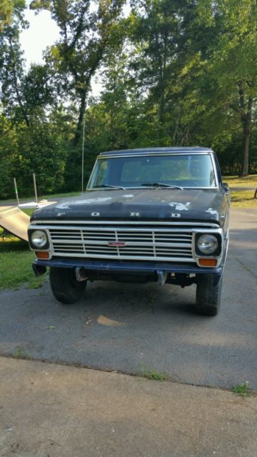 1968 Blue Ford F-100