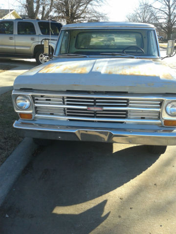 1968 cab gray primer Ford F-100 Standard Cab Pickup