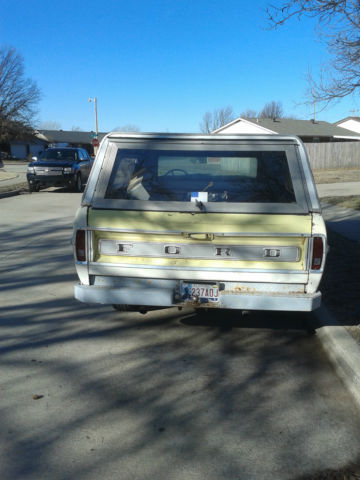 1968 cab gray primer Ford F-100 Standard Cab Pickup