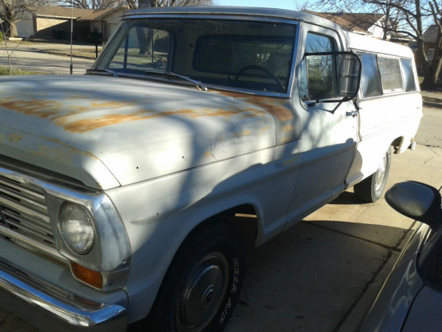 1968 cab gray primer Ford F-100 Standard Cab Pickup