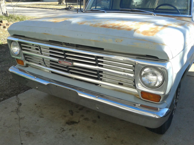 1968 cab gray primer Ford F-100 Standard Cab Pickup