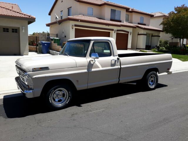 1968 Tan Ford F-100 Standard Cab Pickup