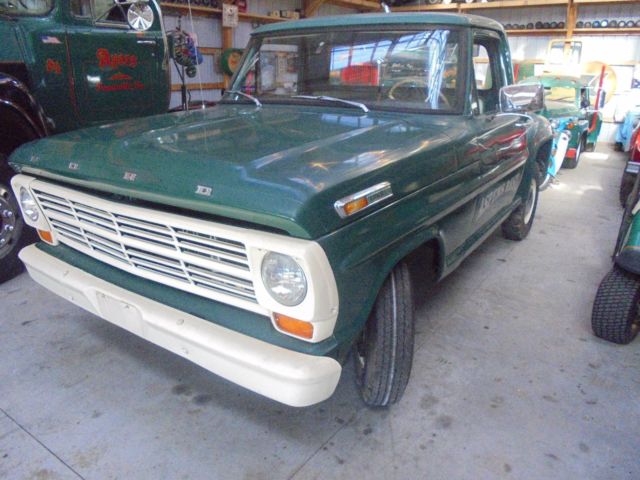 1968 green Ford F-100