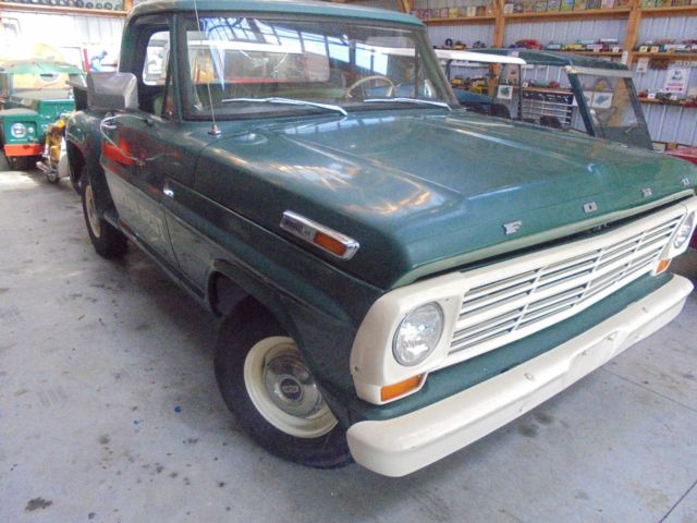 1968 green Ford F-100