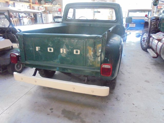 1968 green Ford F-100