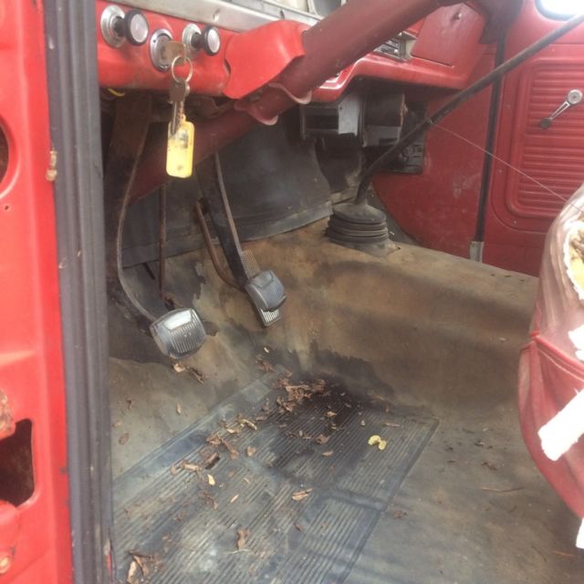 1968 Red Ford F-250 Standard Cab Pickup