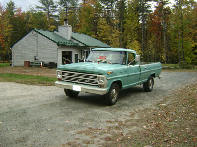 1968 lunar green Ford F-250