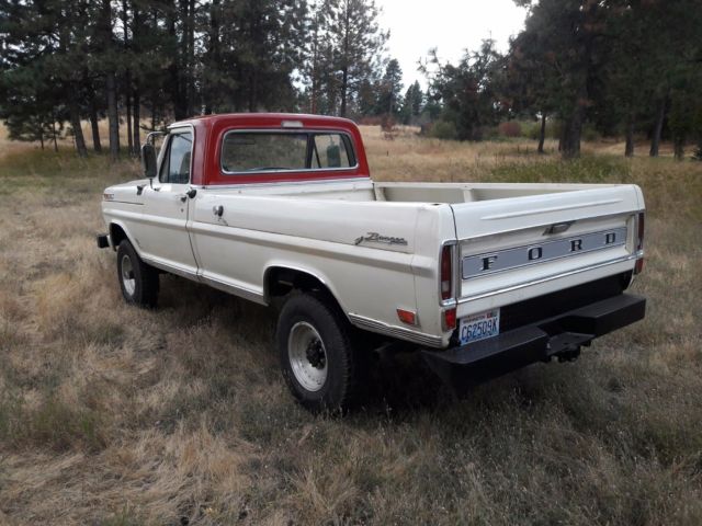 1968 White Ford F-250 Standard Cab Pickup
