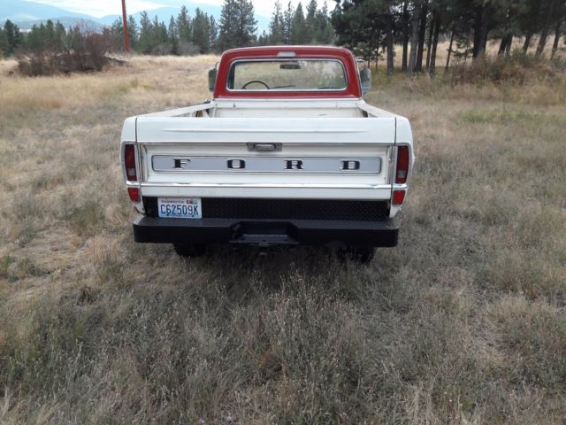 1968 White Ford F-250 Standard Cab Pickup