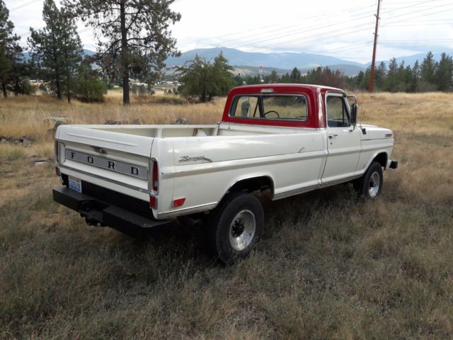 1968 White Ford F-250 Standard Cab Pickup