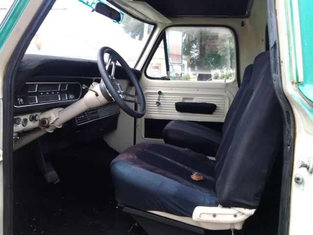 1968 Brown/ beige. Orange pin stripe Ford F-250 Crew Cab Pickup