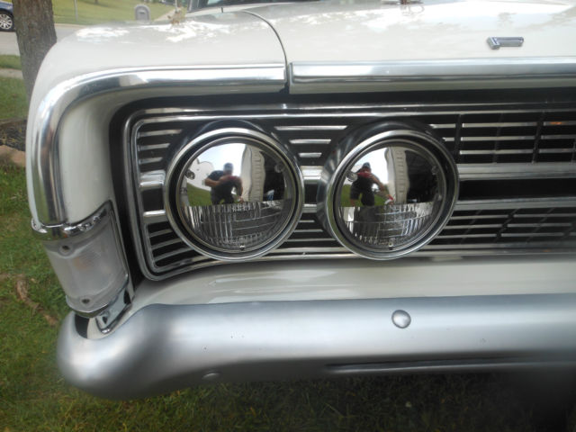 1968 White Ford Fairlane Coupe