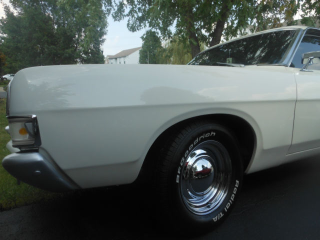 1968 White Ford Fairlane Coupe