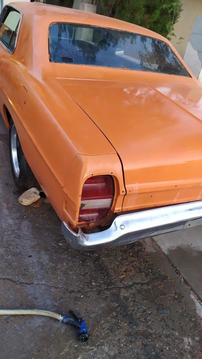 1968 Orange Ford Galaxie 500 Coupe