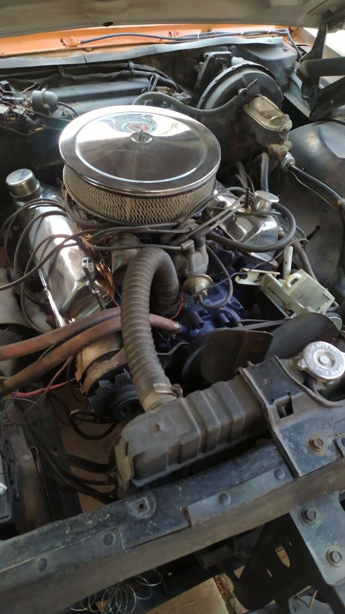 1968 Orange Ford Galaxie 500 Coupe