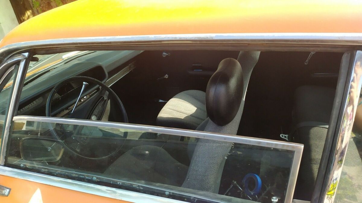 1968 Orange Ford Galaxie 500 Coupe