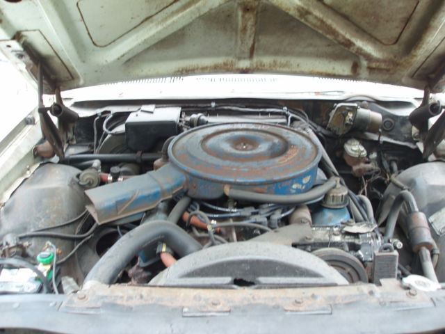 1968 White Ford Galaxie Sedan