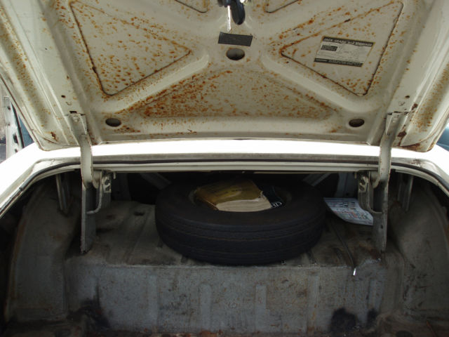 1968 White Ford Galaxie Sedan