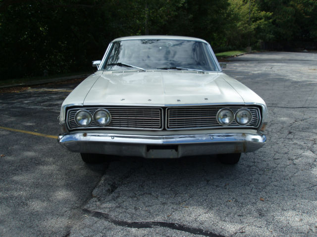 1968 White Ford Galaxie Sedan