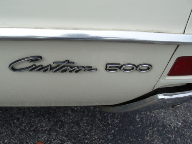 1968 White Ford Galaxie Sedan