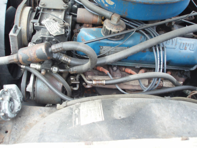 1968 White Ford Galaxie Sedan