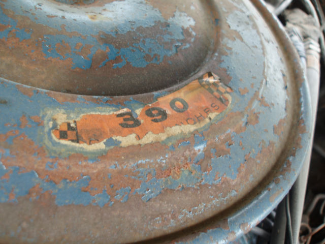 1968 White Ford Galaxie Sedan