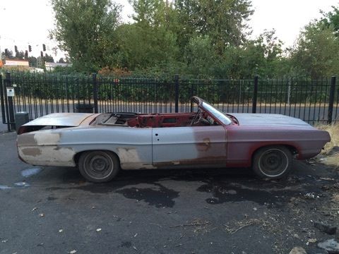 19680000 Red Ford Galaxie Converitble-2 door