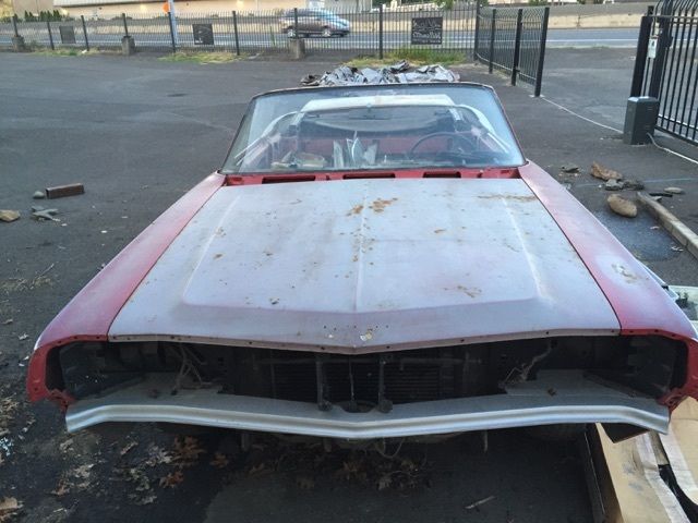 19680000 Red Ford Galaxie Converitble-2 door