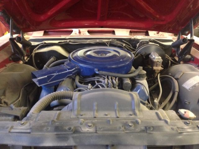 19680000 Red Ford Galaxie Converitble-2 door