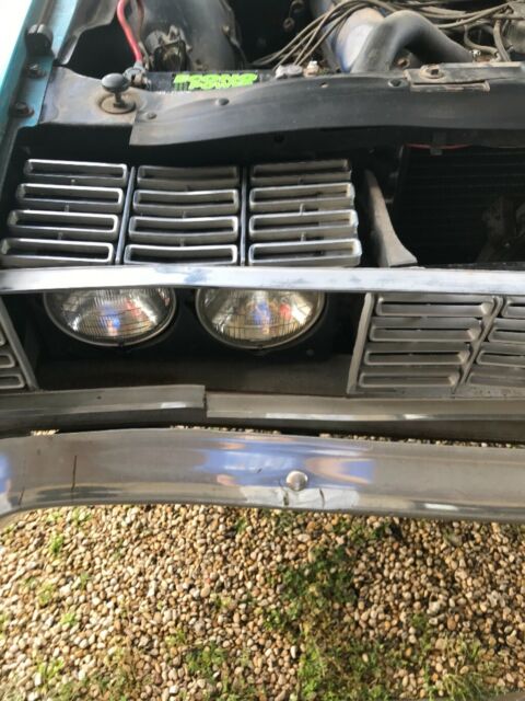 1968 Teal Ford Galaxie Convertible