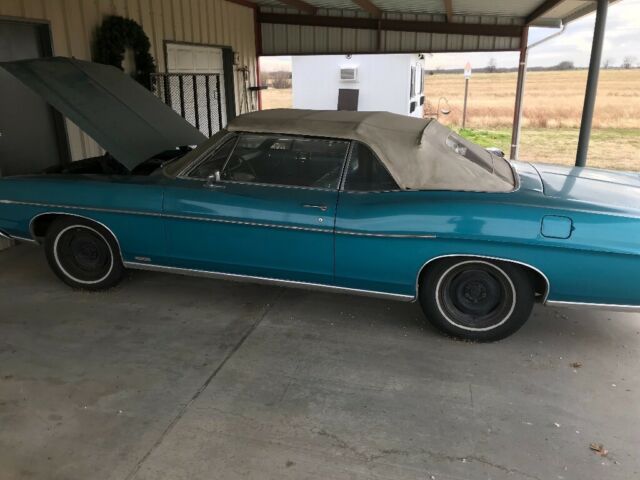 1968 Teal Ford Galaxie Convertible