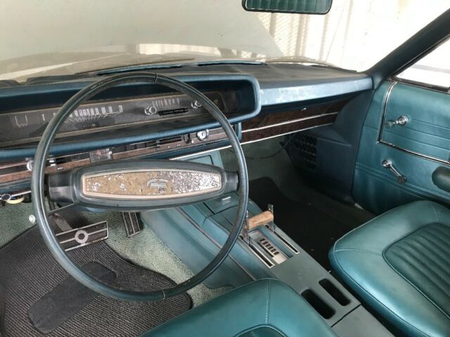 1968 Teal Ford Galaxie Convertible