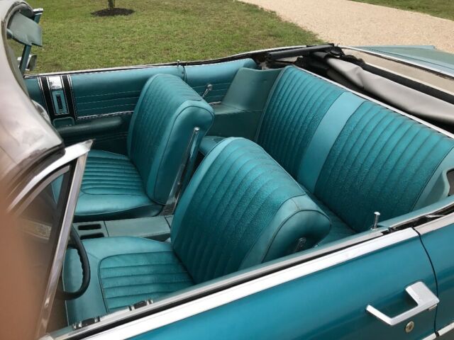 1968 Teal Ford Galaxie Convertible