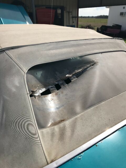 1968 Teal Ford Galaxie Convertible