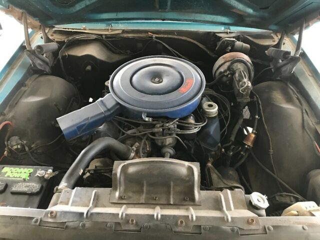 1968 Teal Ford Galaxie Convertible