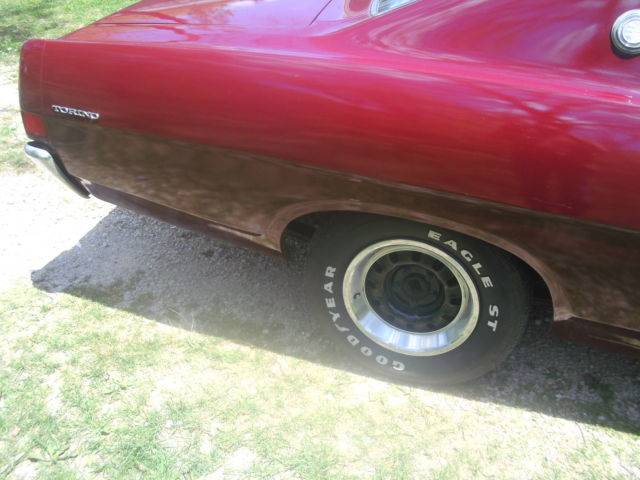 1968 Burgundy Ford Torino