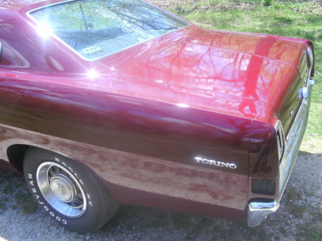 1968 Burgundy Ford Torino