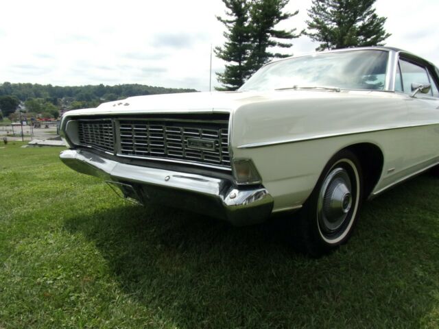 1968 White Ford Galaxie Coupe