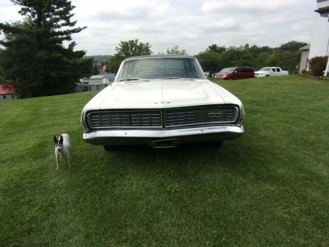 1968 White Ford Galaxie Coupe