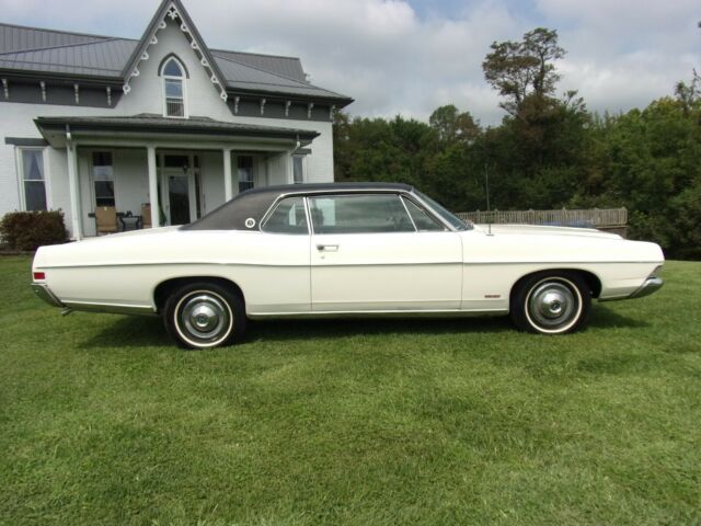 1968 White Ford Galaxie Coupe