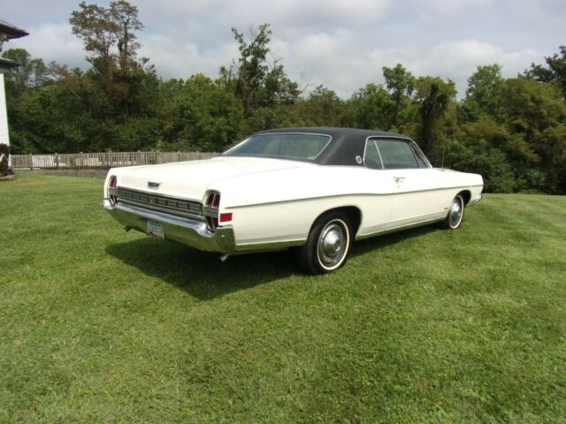 1968 White Ford Galaxie Coupe
