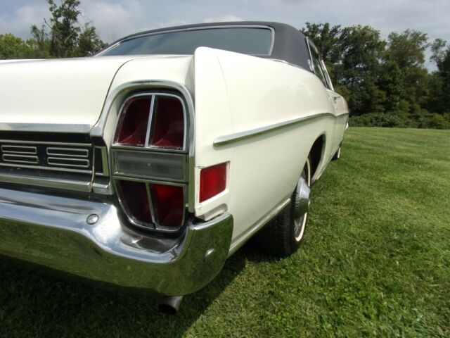 1968 White Ford Galaxie Coupe