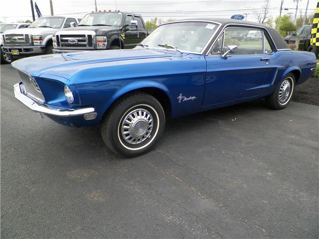 1968 Blue Ford Mustang 2dr