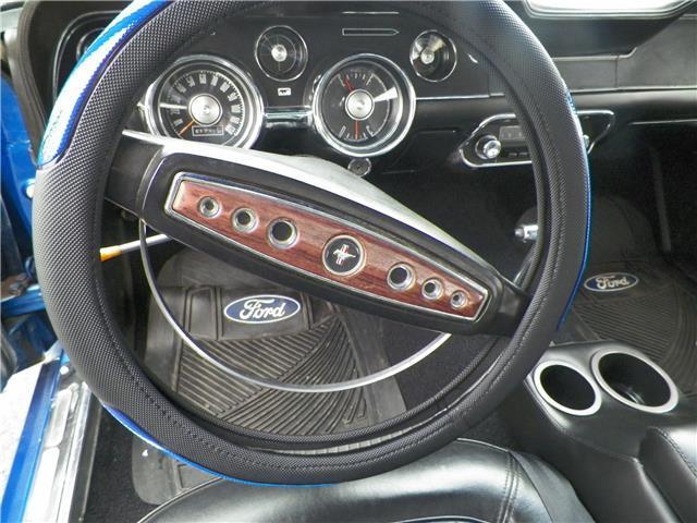 1968 Blue Ford Mustang 2dr